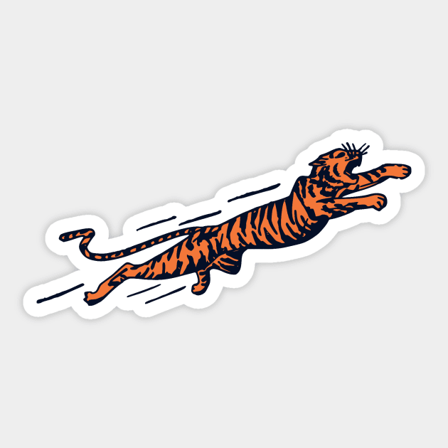 Super Tiger! Sticker by Clintau24